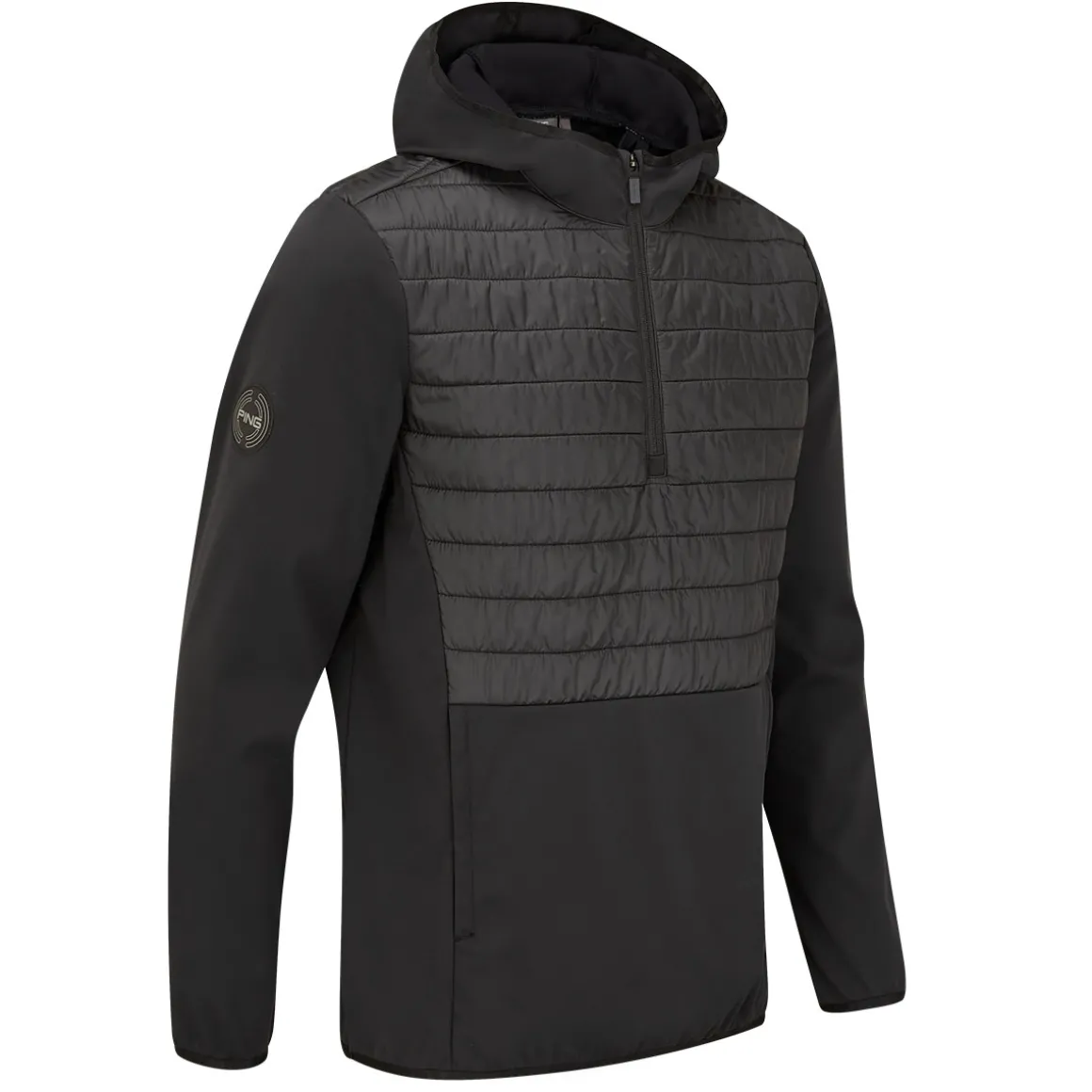 PING Men's Norse S5 Zoned Hooded Half Zip Golf Jacket