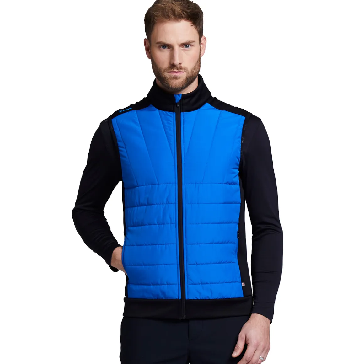 PING Men's Vernon Quilted Hybrid Golf Gilet