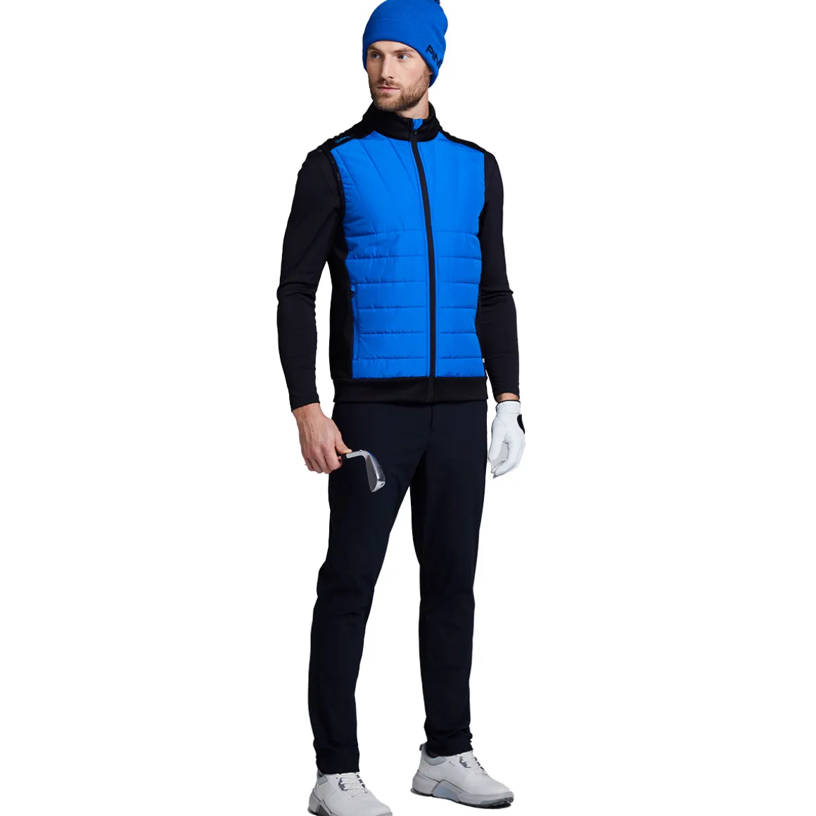 PING Men's Vernon Quilted Hybrid Golf Gilet