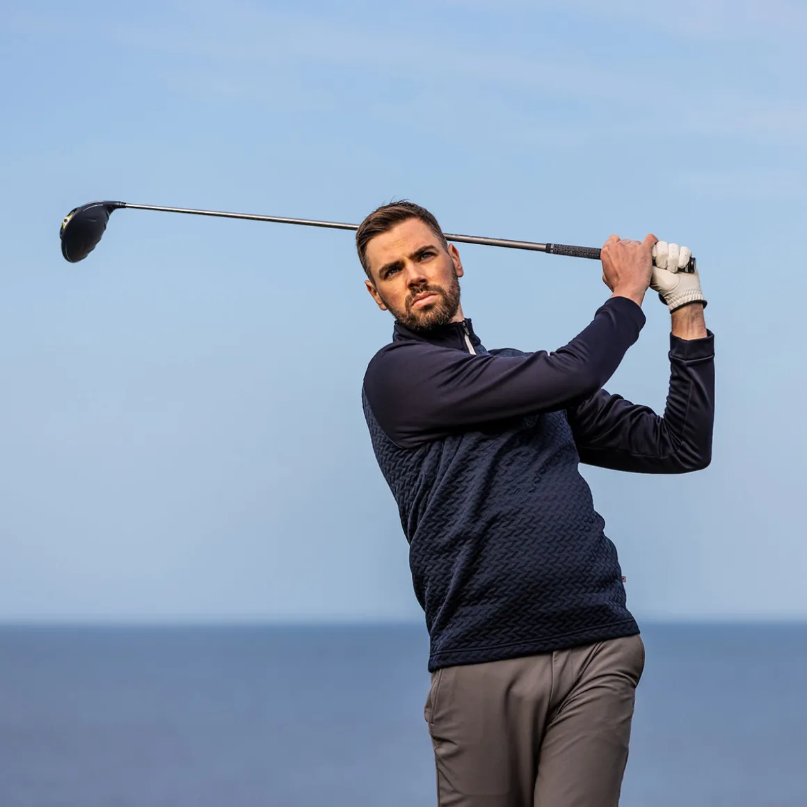 PING Men's Whister Half Zip Golf Mid Layer