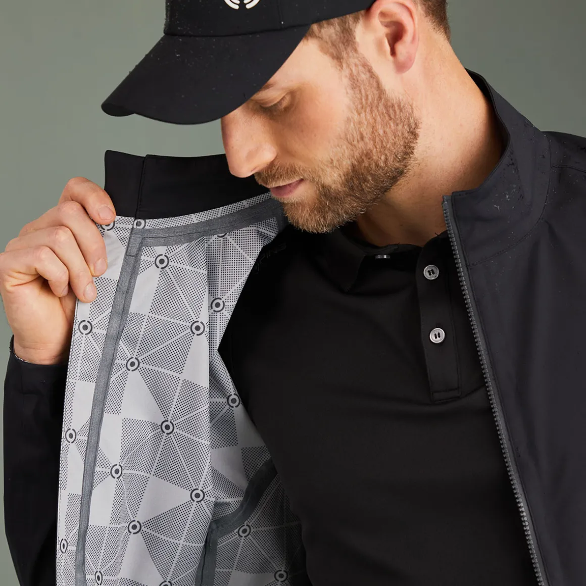 PING Taran 3L Full Zip Golf Jacket