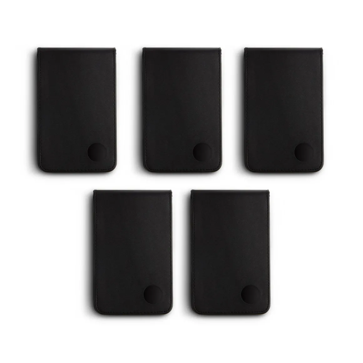 Plain PU Scorecard Holder with Magnet - Pack of 5