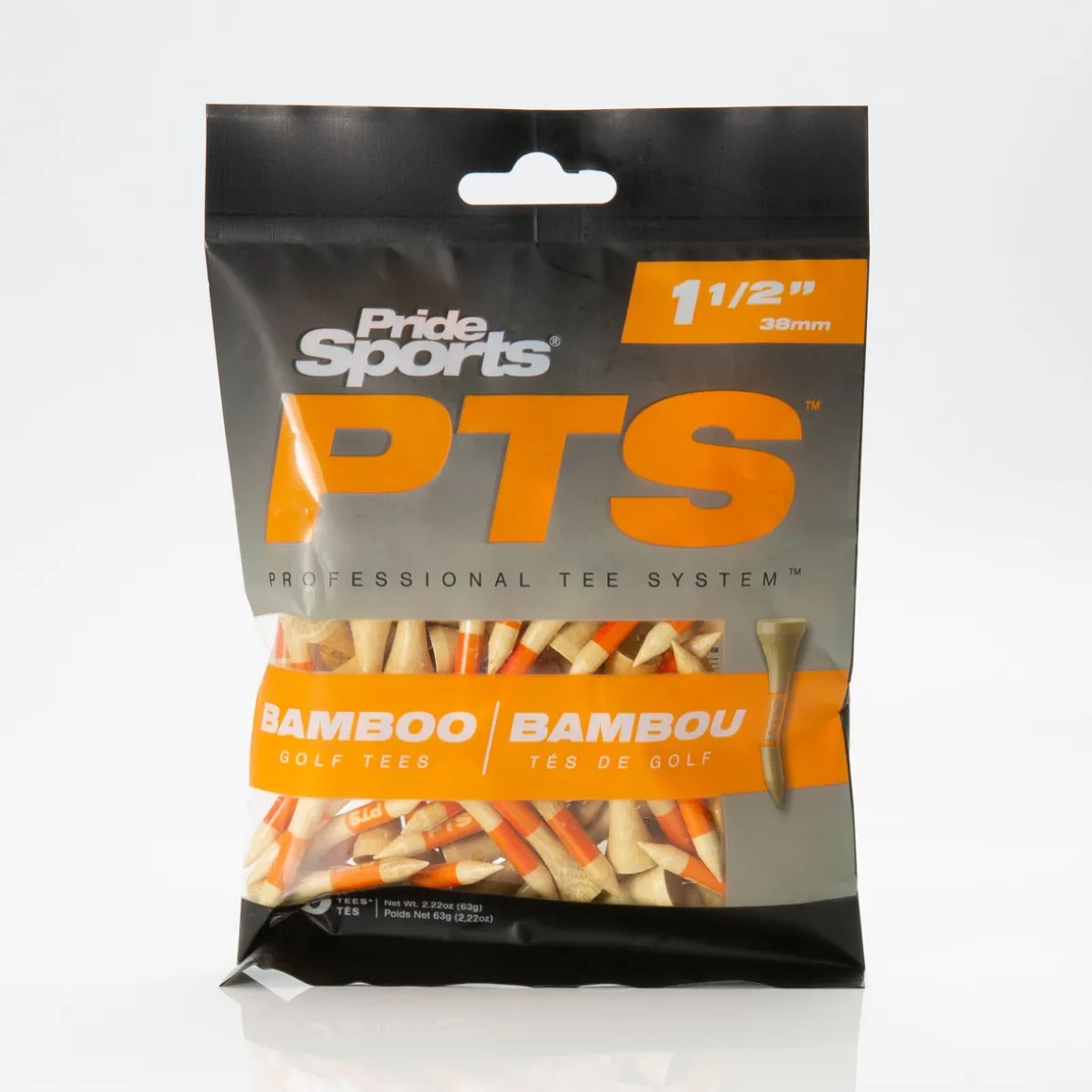 Pride Sports PTS Bamboo Retail Golf Tees Pack