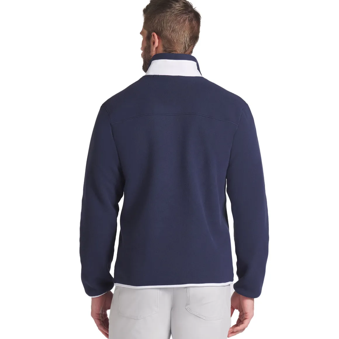 PUMA Fleece Pocket Half Zip Golf Mid Layer