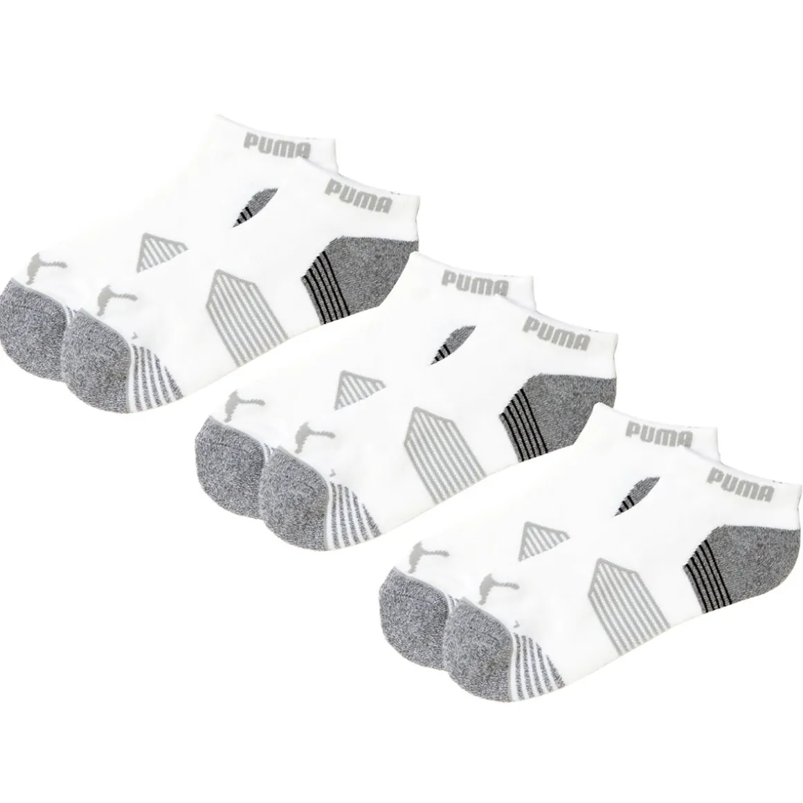 PUMA Ladies Essential Low Cut 3-Pair Pack Golf Socks