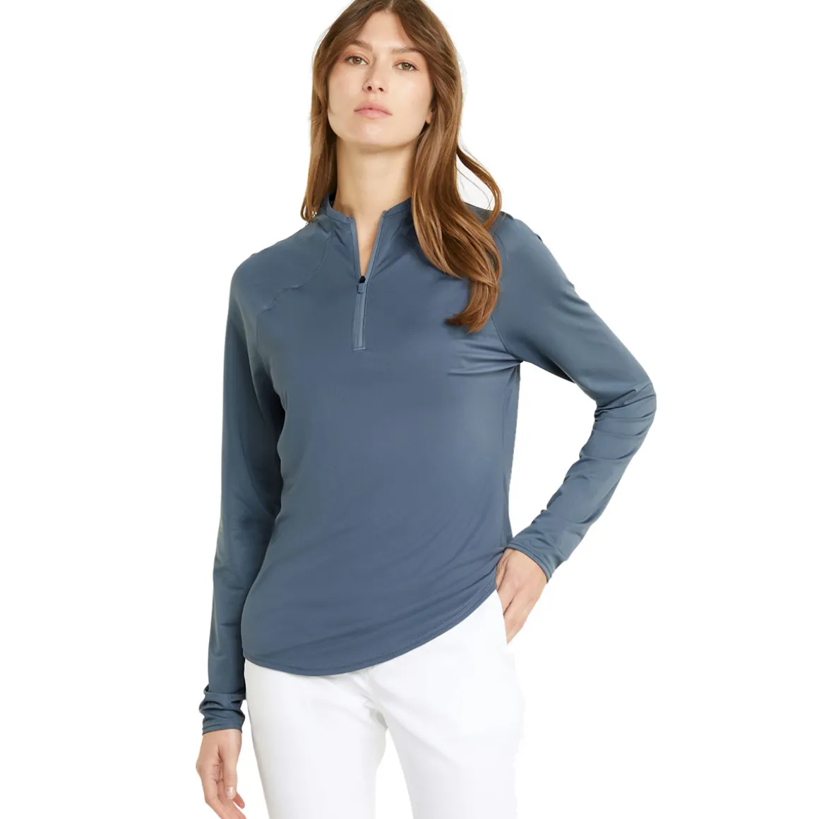 PUMA Ladies Shine Half Zip Golf Midlayer