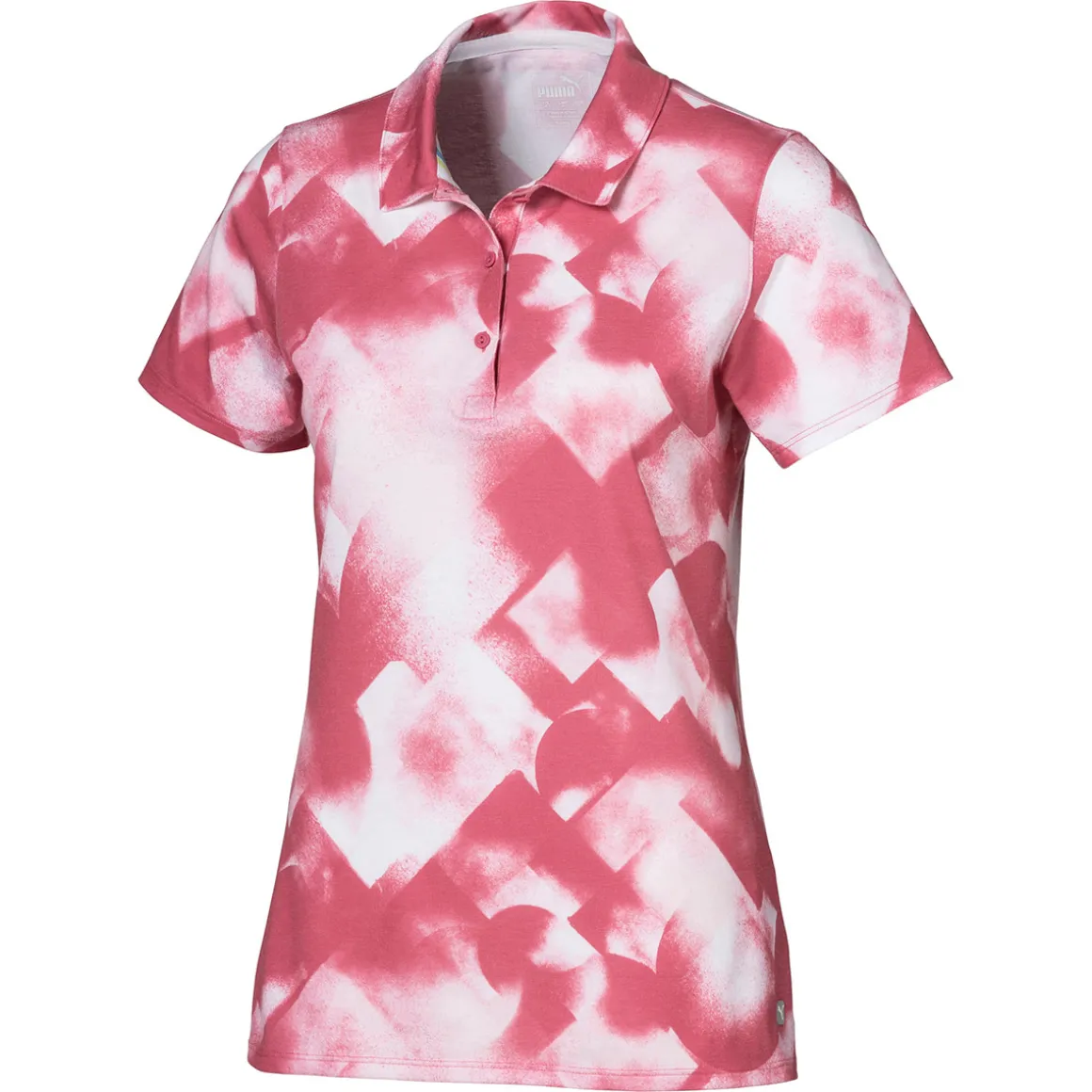 PUMA Ladies Soft Geo Stretch Golf Polo Shirt