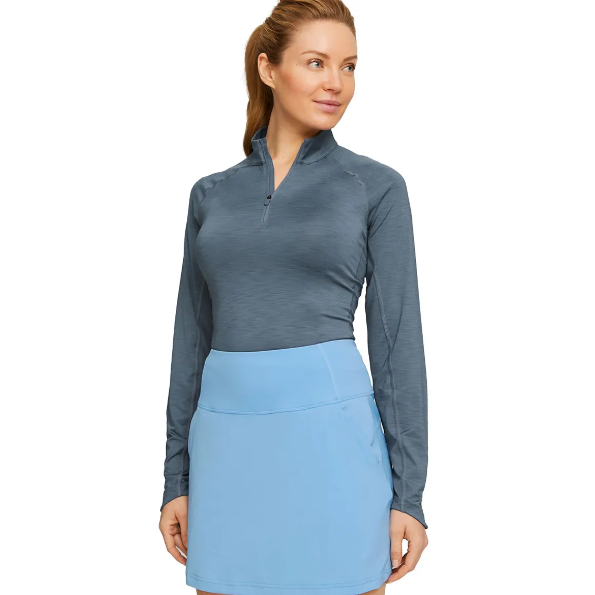 PUMA Ladies YOU V Quarter Zip Golf Mid Layer