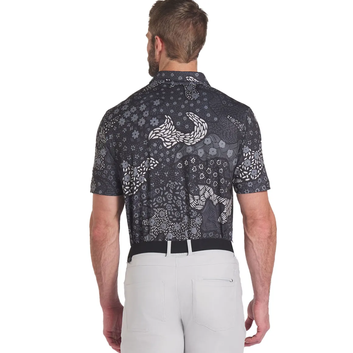 PUMA Men's CLOUDSPUN Bloom Golf Polo Shirt