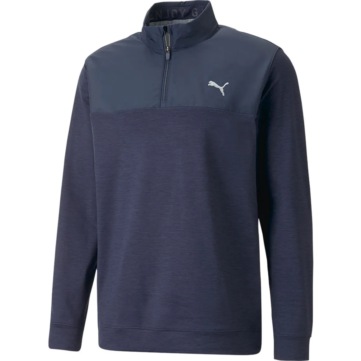 PUMA Men's CLOUDSPUN Colour Block Quarter Zip Golf Midlayer