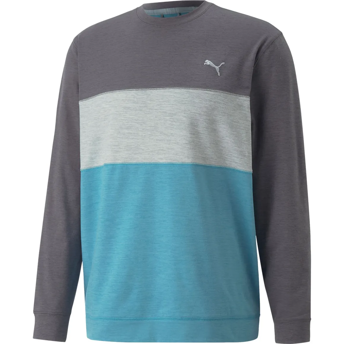 PUMA Men's CLOUDSPUN ColourCrewneck Golf Midlayer