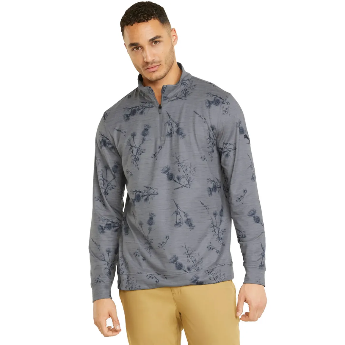 PUMA Men's CLOUDSPUN Lowlands Half Zip Golf Midlayer