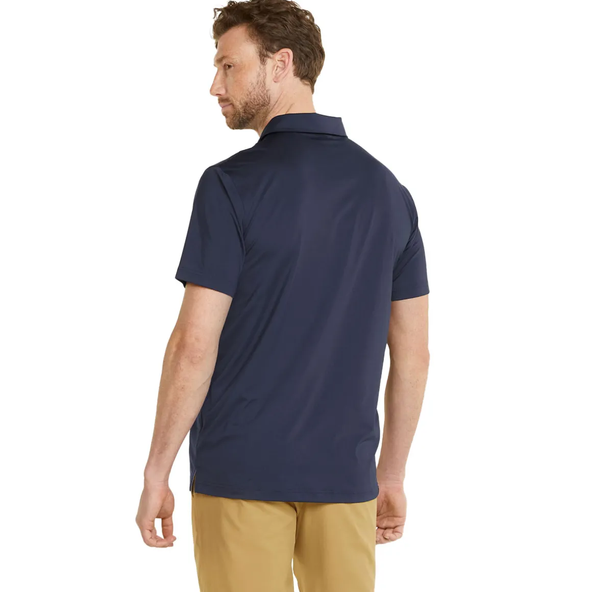 PUMA Men's MATTR Canyon Stretch Golf Polo Shirt