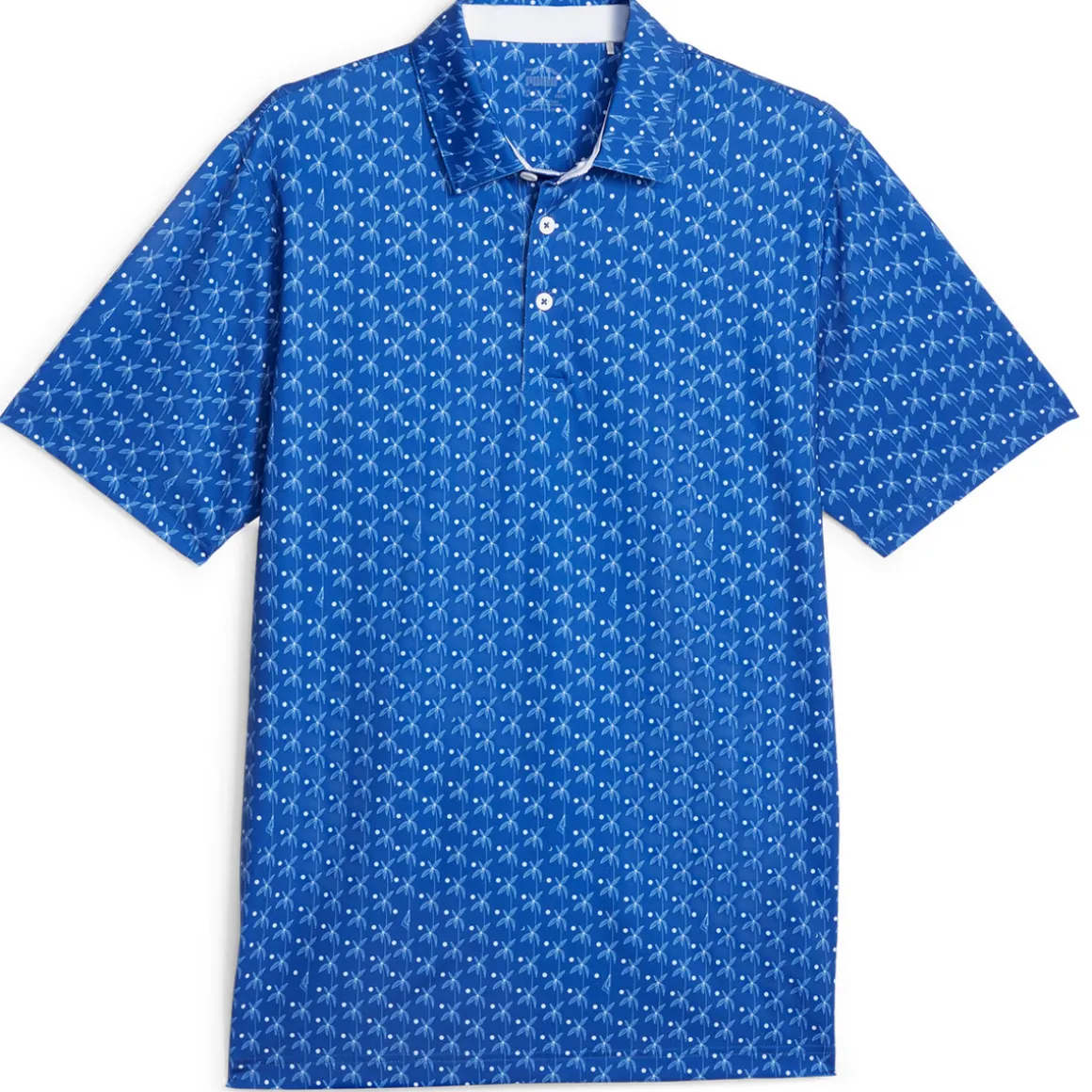 PUMA Men's MATTR Palms Golf Polo Shirt