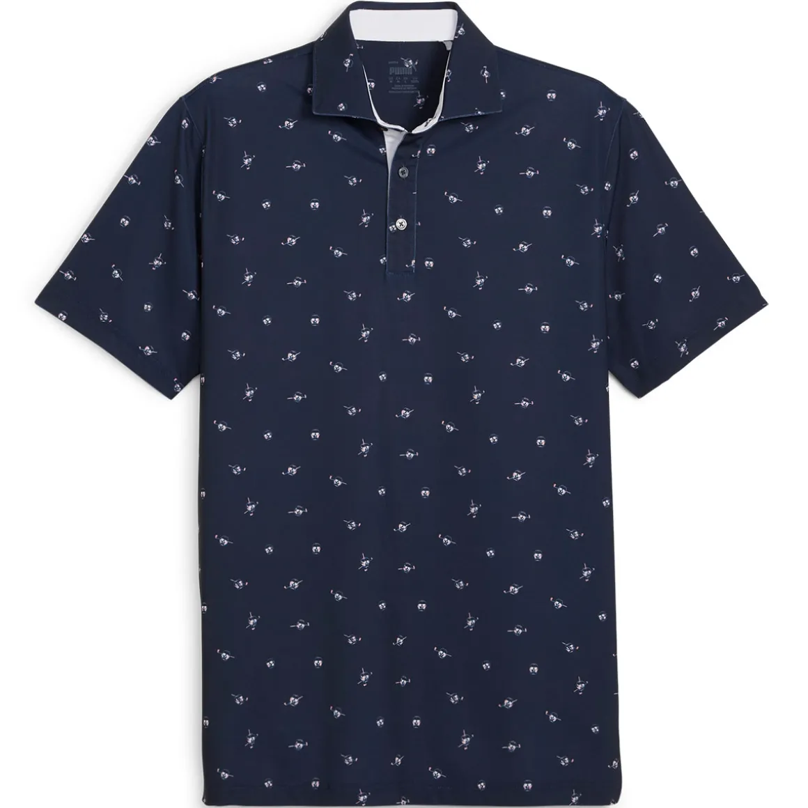 PUMA Men's MATTR Skulls Golf Polo Shirt