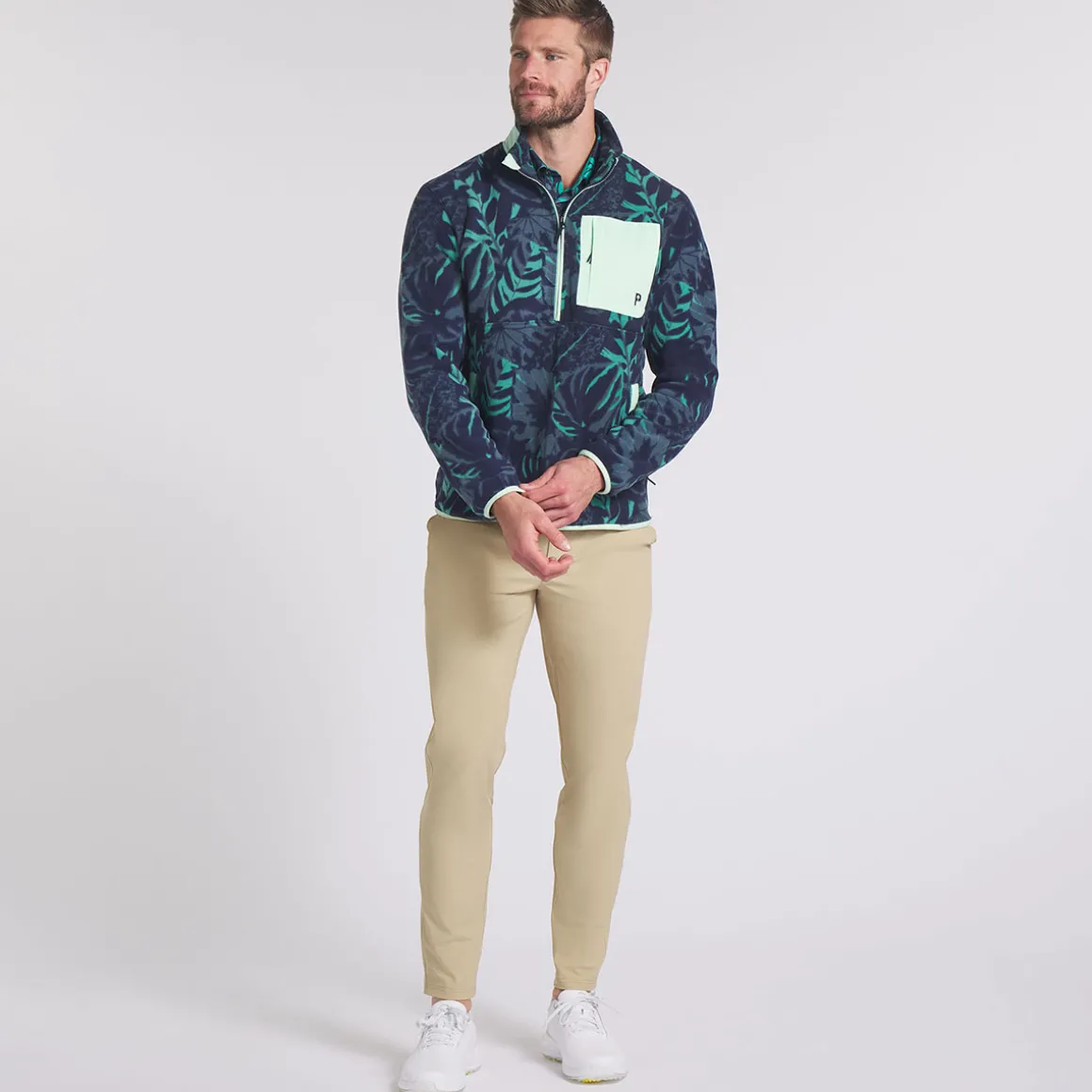 puma_mens_palm_tree_crew__3-3.webp PUMA Men's Palm Tree Crew Fleece Pocket Half Zip Golf Mid Layer