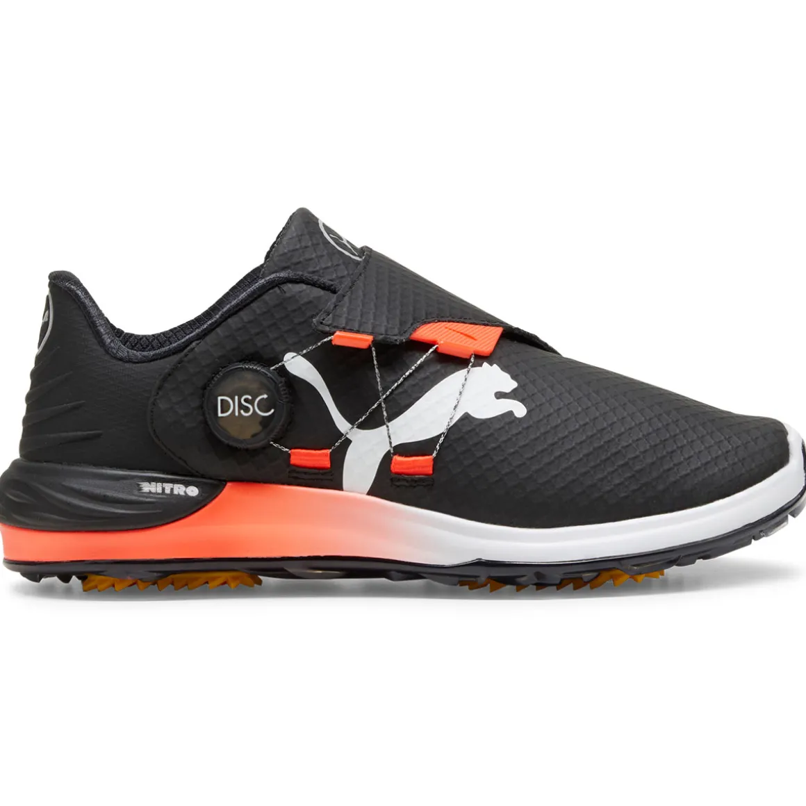 PUMA Men's Phantomcat NITRO + DISC Waterproof Spiked Golf Shoes