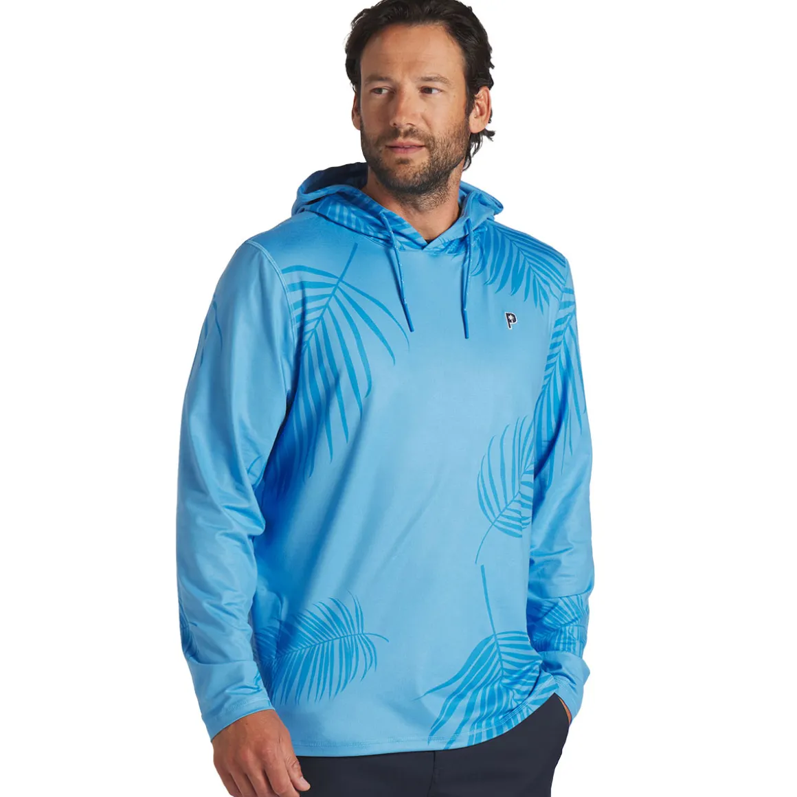 PUMA Men's PTC Palm Print Golf Hoodie