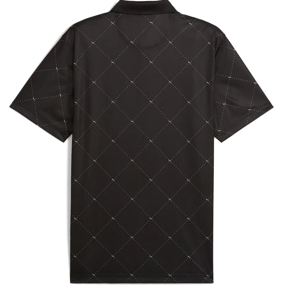 PUMA Men's Pure 2.0 Argyle Print Golf Polo Shirt