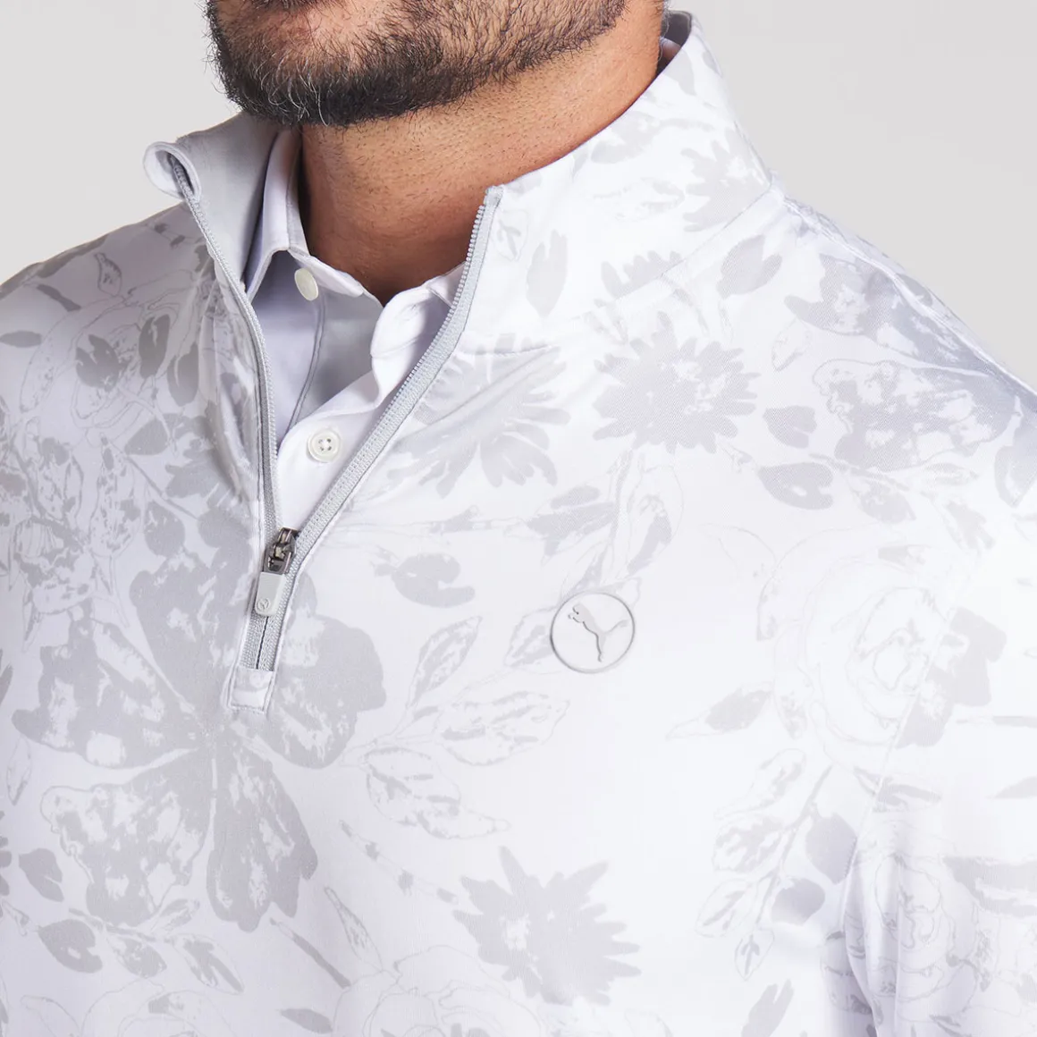 puma_mens_pure__rose_quar_4.webp PUMA Men's Pure 2.0 Rose Quarter Zip Golf Mid Layer