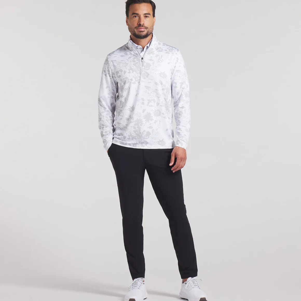 puma_mens_pure__rose_quar_5.webp PUMA Men's Pure 2.0 Rose Quarter Zip Golf Mid Layer