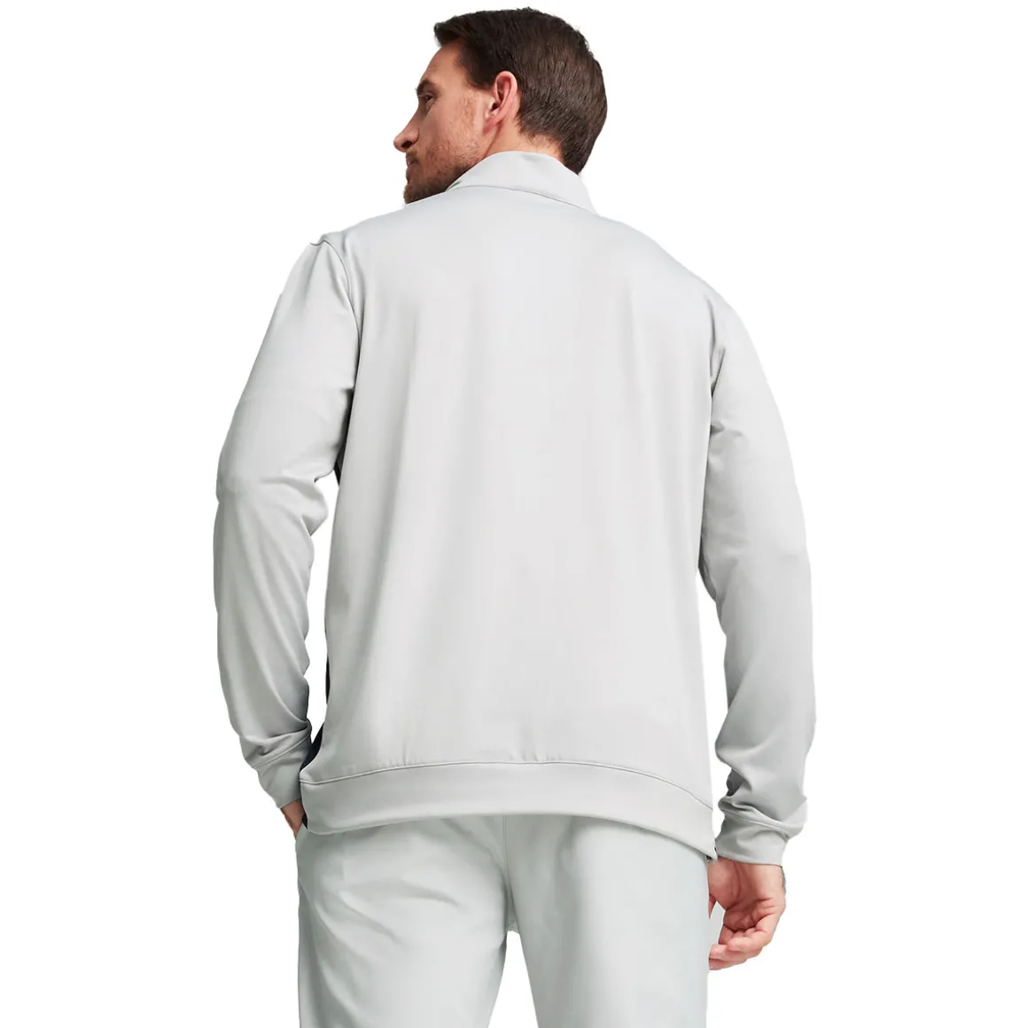 PUMA Men's Pure Colorblock Quarter Zip Golf Midlayer