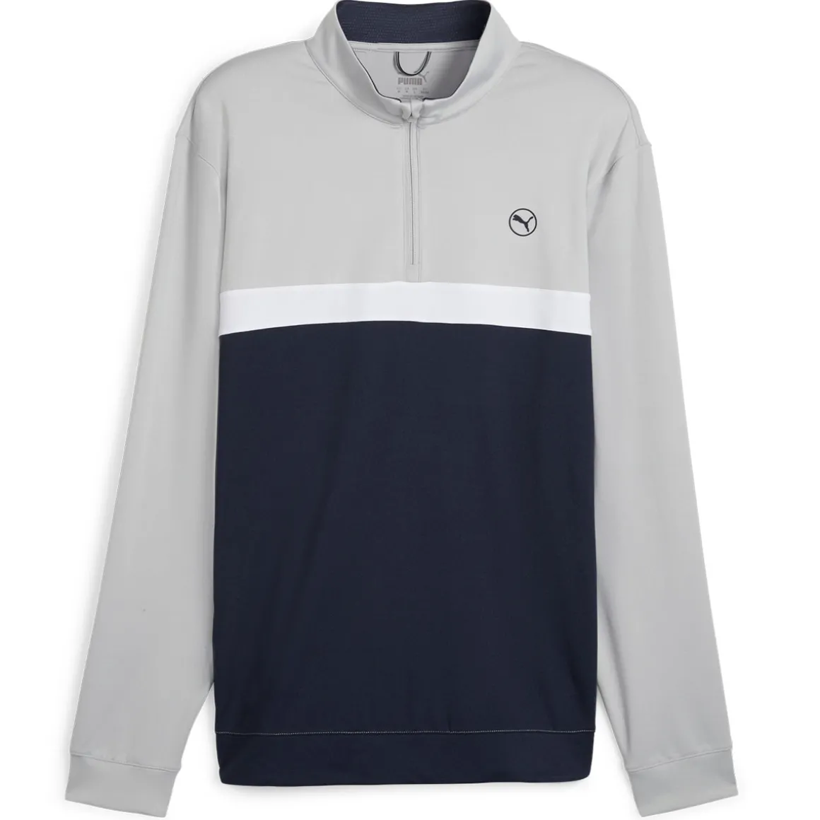 puma_mens_pure_colorblock_10.webp PUMA Men's Pure Colorblock Quarter Zip Golf Midlayer