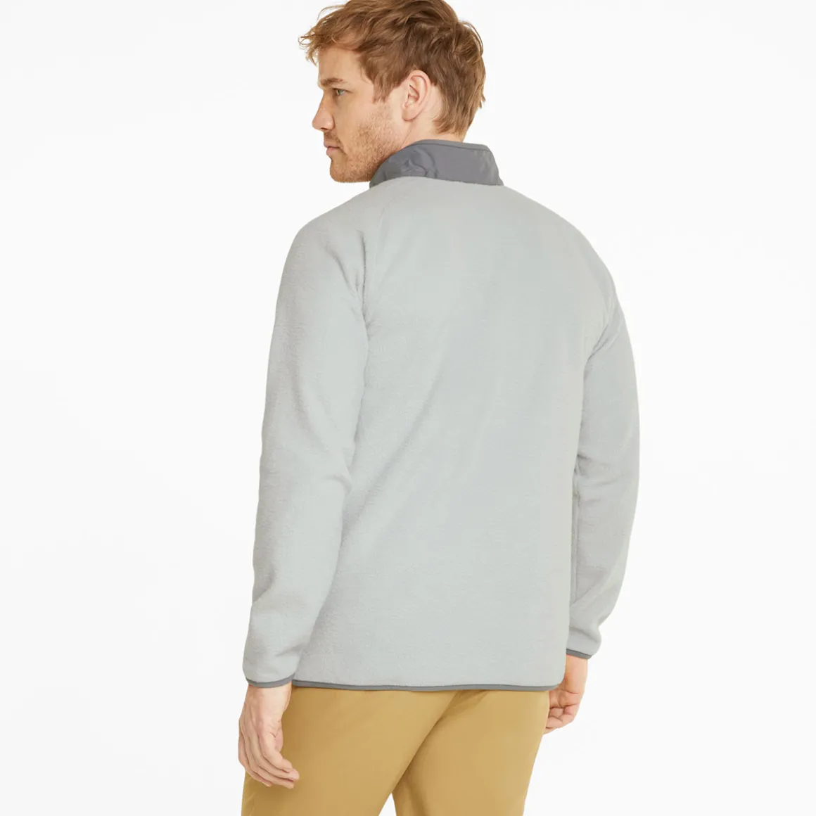 PUMA Men's Sherpa Half Zip Golf Midlayer