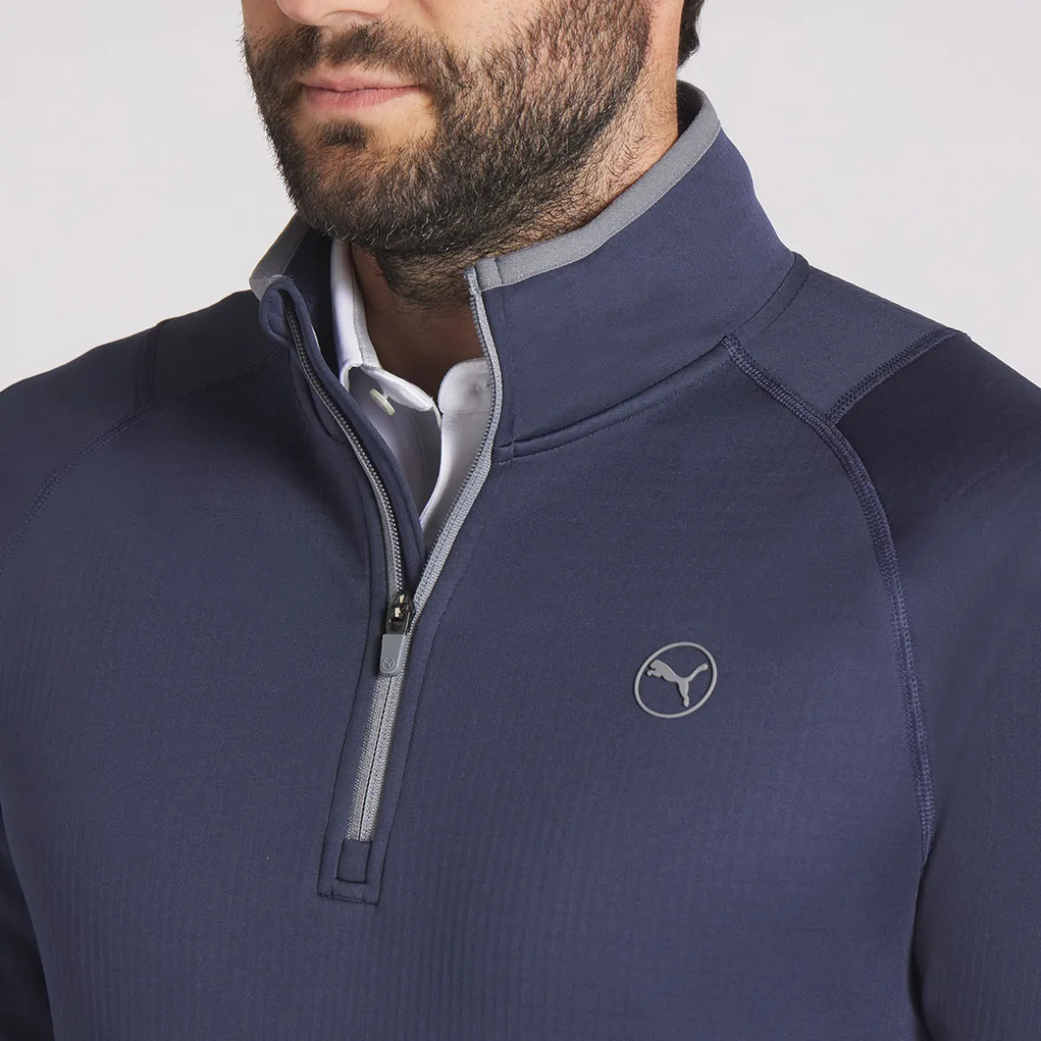 puma_mens_waffle_fleece_q_12-3.webp PUMA Men's Waffle Fleece Quarter Zip Golf Mid Layer