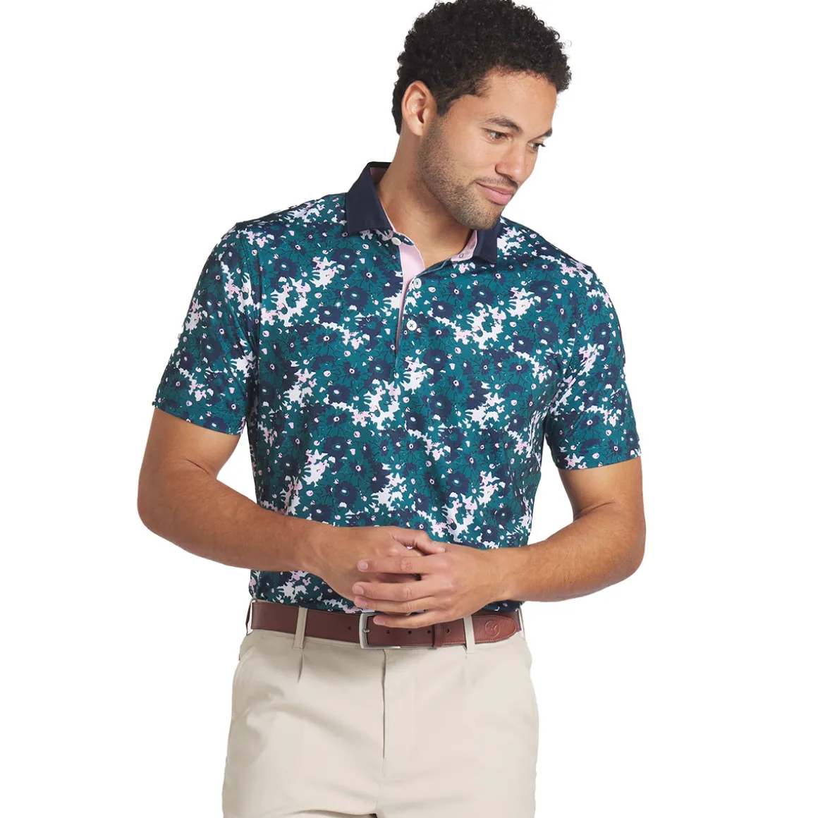 puma_mens_x_arnold_palmer_8-6.webp PUMA Men's X Arnold Palmer Floral Golf Polo Shirt