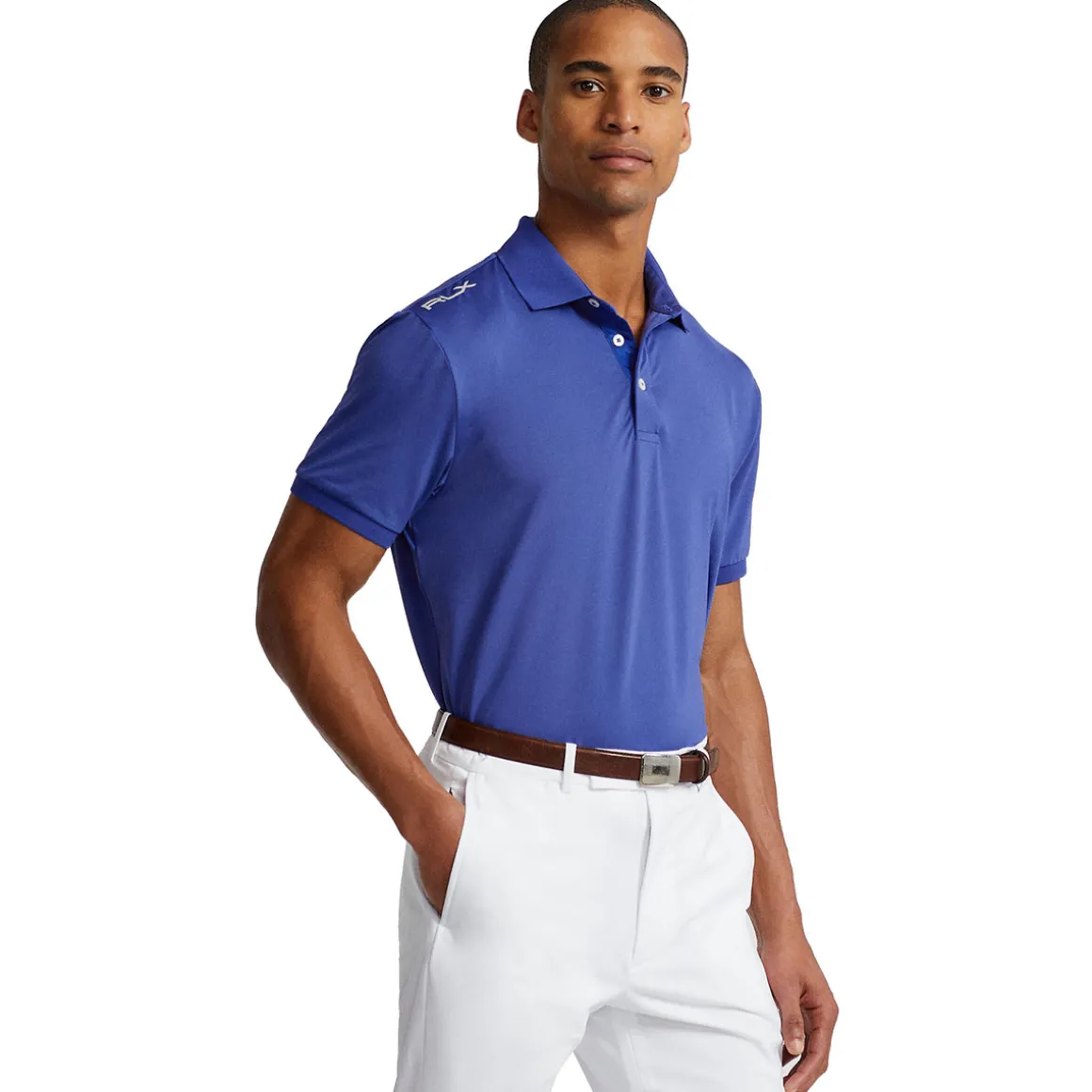 Ralph Lauren Men's RLX Jersey Airflow Custom Slim Fit Performance Golf Polo Shirt