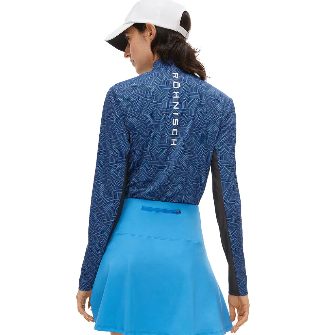 Rohnisch Ladies UV Mesh Half Zip Golf Mid Layer