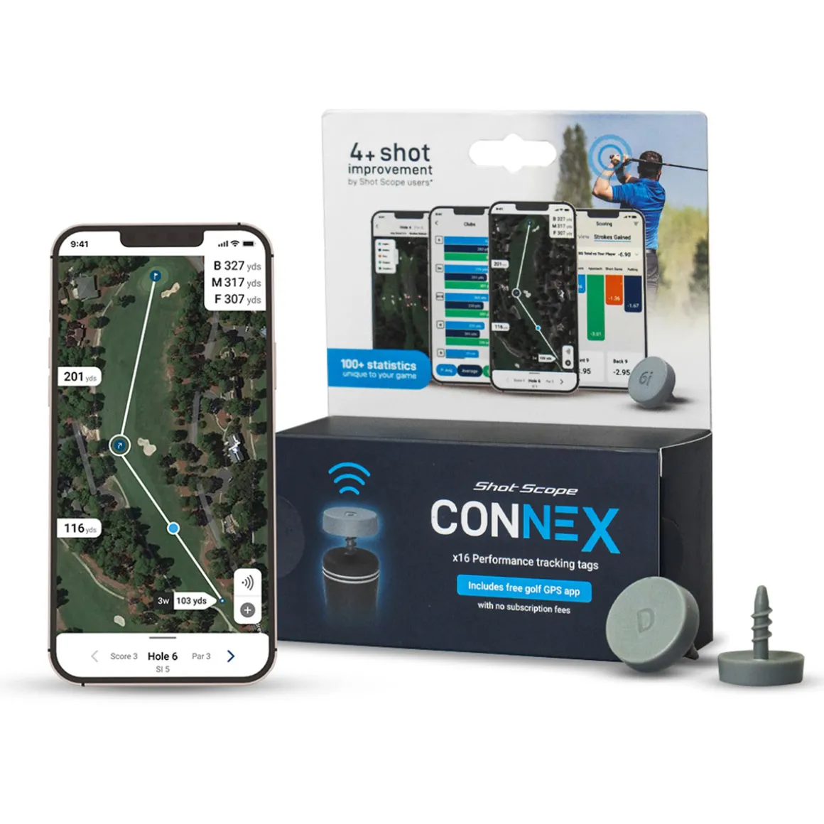 Shot Scope CONNEX Golf Shot Tracker