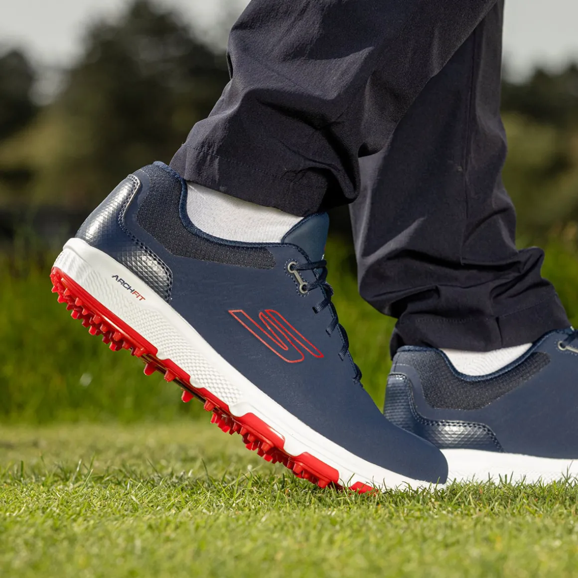 Skechers Men's GO GOLF Pro 6 Waterproof Spikeless Golf Shoes