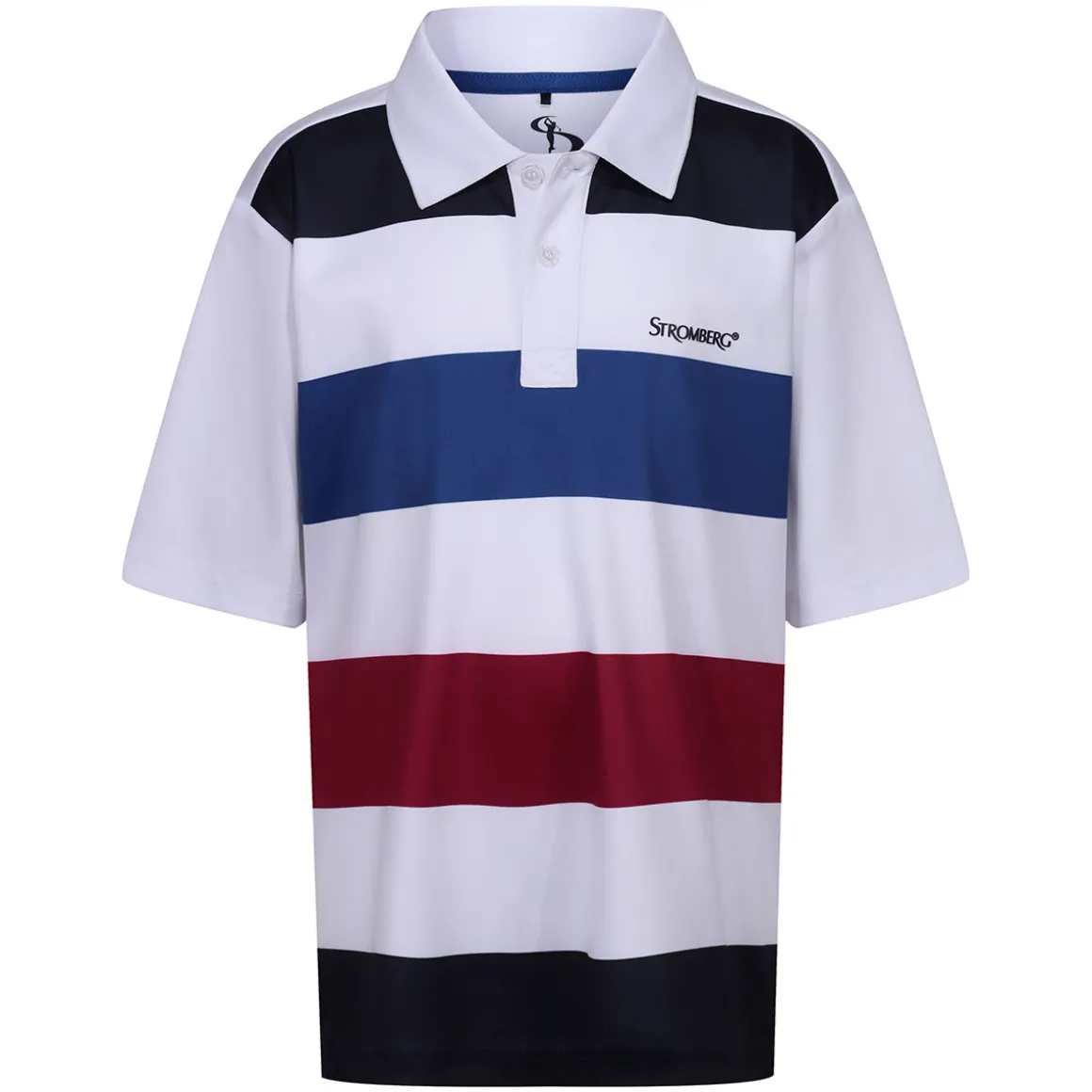 Stromberg Junior Beat Stripe Stretch Golf Polo Shirt