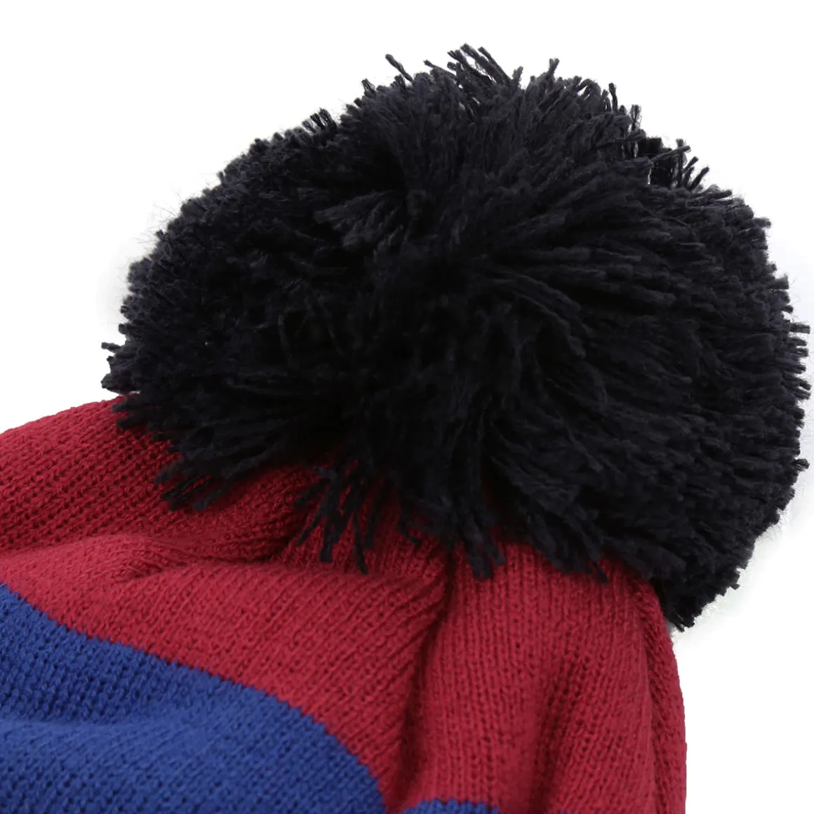Stromberg Junior Wide Stripe Pom Beanie