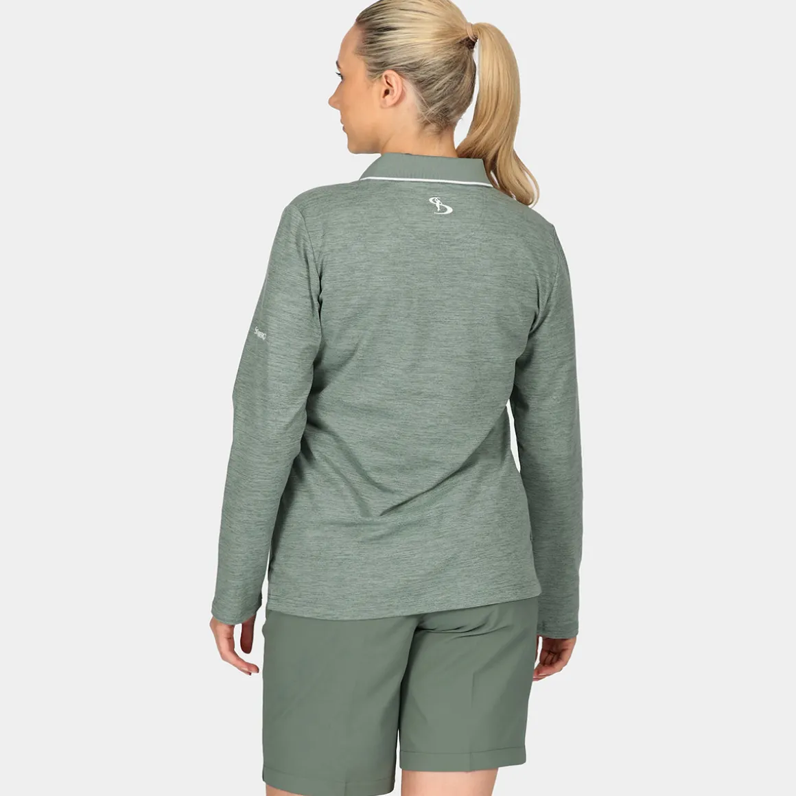 Stromberg Ladies Marl Print Golf Mid Layer