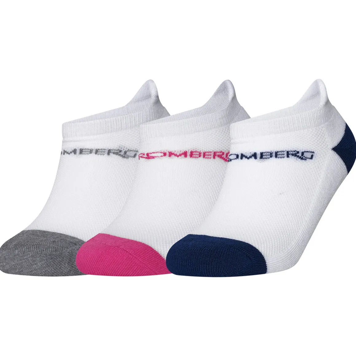 Stromberg Ladies No Show 3-Pair Pack Golf Socks