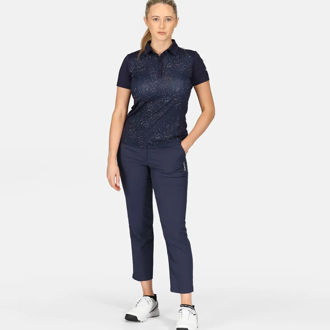 stromberg_ladies_splatter_11.webp Stromberg Ladies Splatter Print Golf Polo Shirt