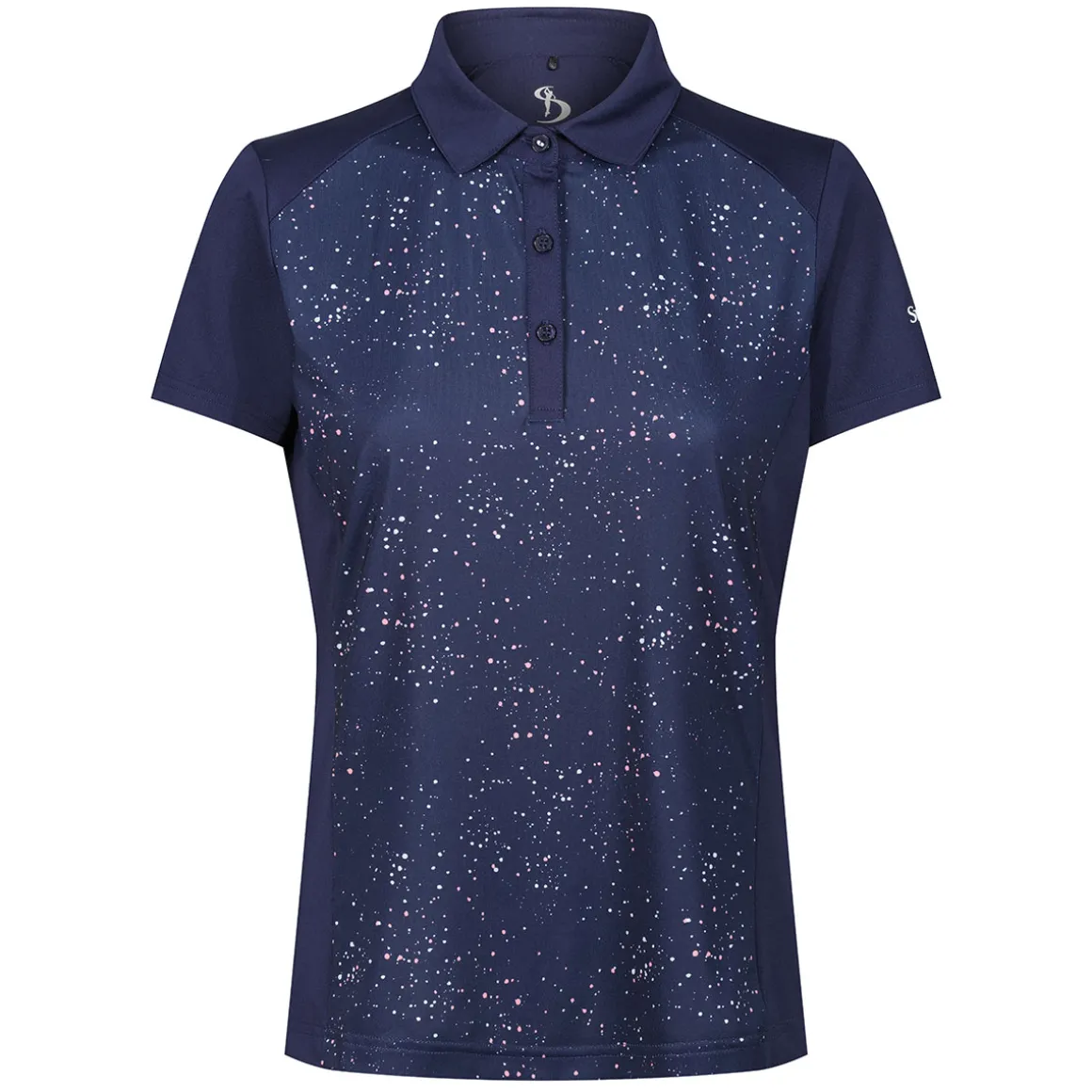 stromberg_ladies_splatter_12.webp Stromberg Ladies Splatter Print Golf Polo Shirt