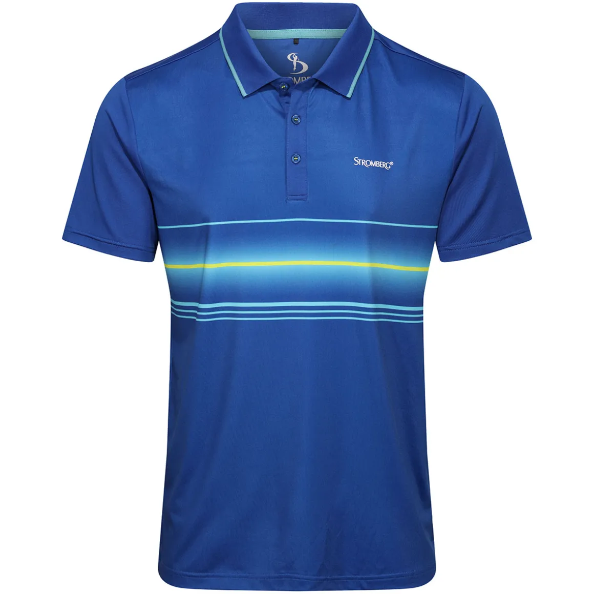 Stromberg Men's Chest Band Stretch Golf Polo Shirt