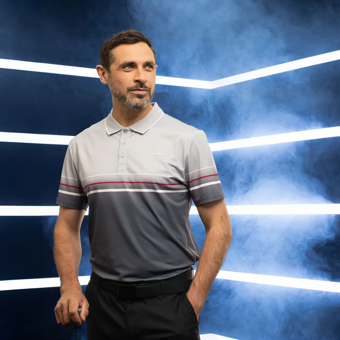 stromberg_mens_colour_blo_5-1.webp Stromberg Men's Colour Block Chest Stripe Golf Polo Shirt