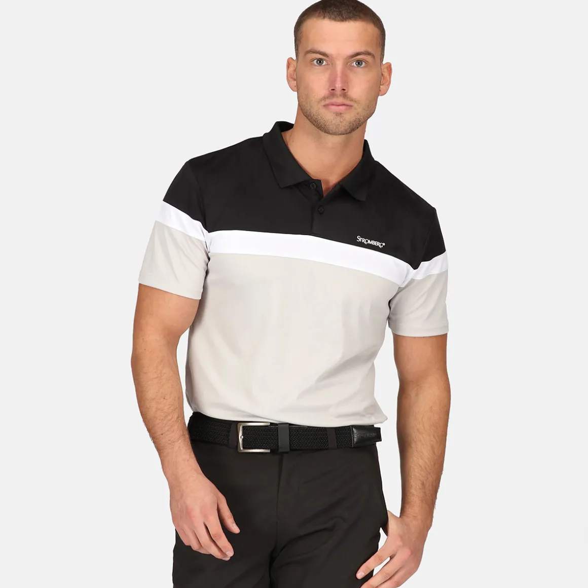 stromberg_mens_eagle_stri_4.webp Stromberg Men's Eagle Stripe Golf Polo Shirt