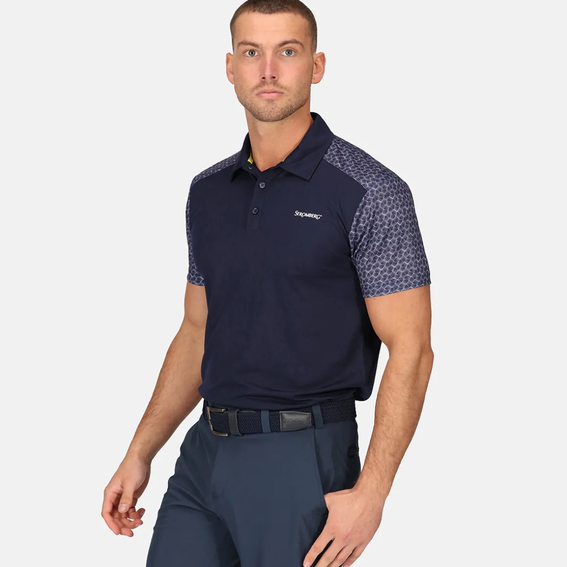 Stromberg Men's Feather Wedge Golf Polo Shirt
