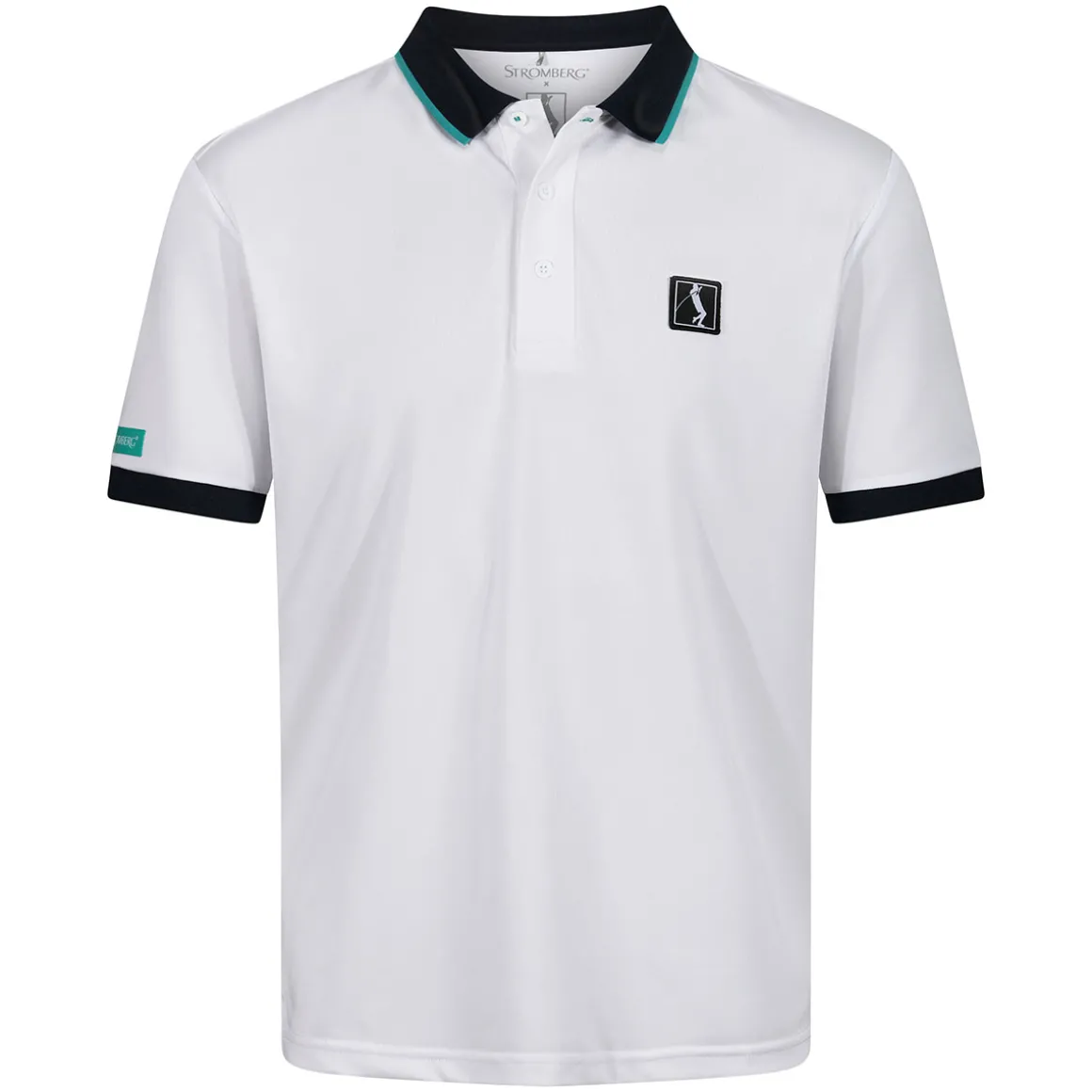 Stromberg Men's Lee Sharpe Flag Golf Polo Shirt
