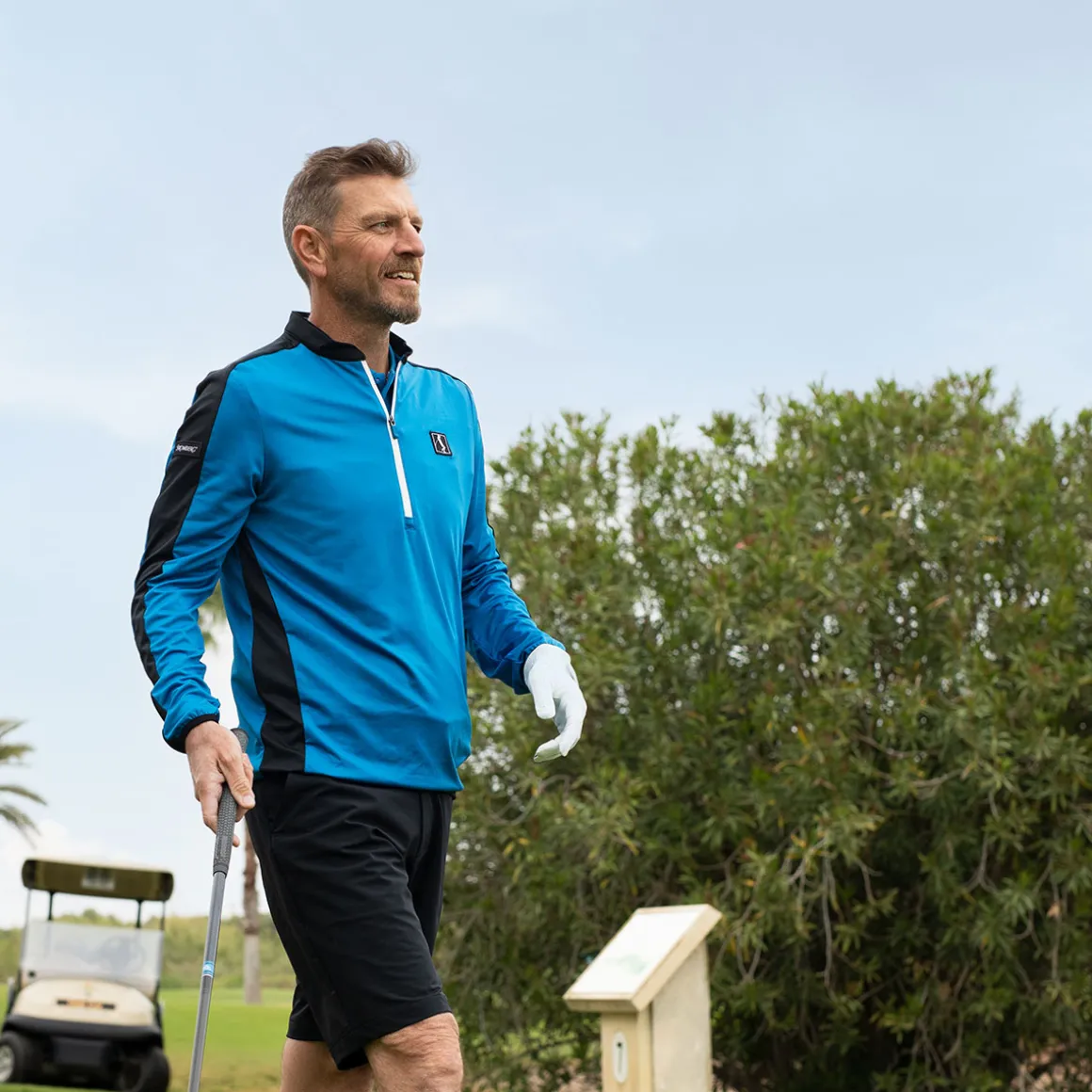 Stromberg Men's Lee Sharpe Tresla Half Zip Golf Midlayer