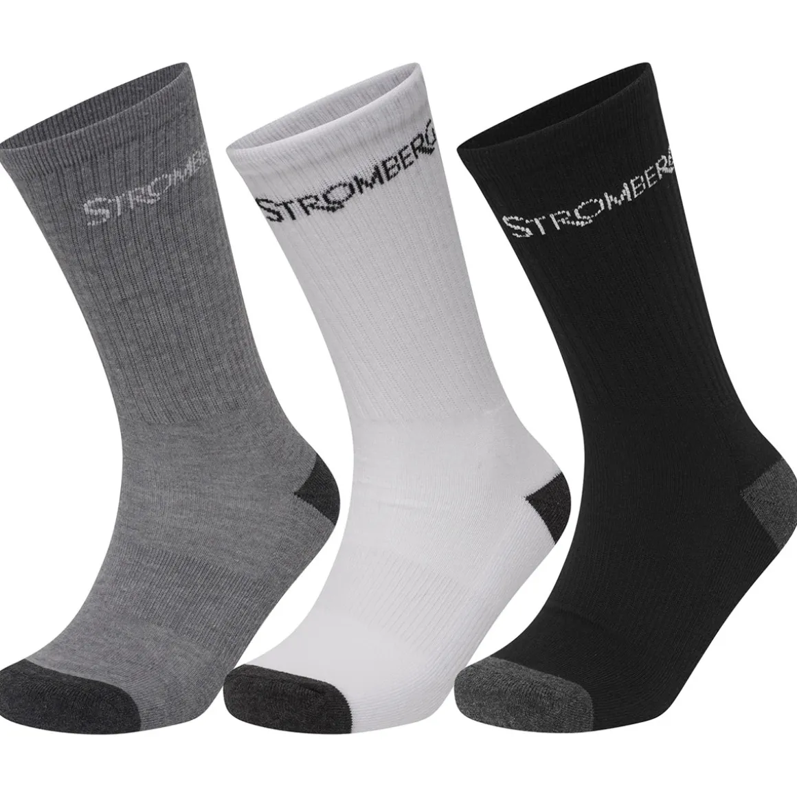 Stromberg Men's Performance Crew 3-Pair Pack Golf Socks