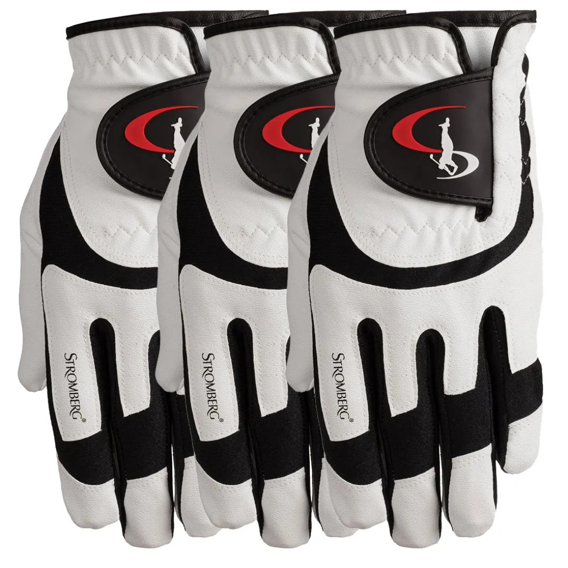 Stromberg Men's Premium All-Weather Golf Gloves - 3 Pack