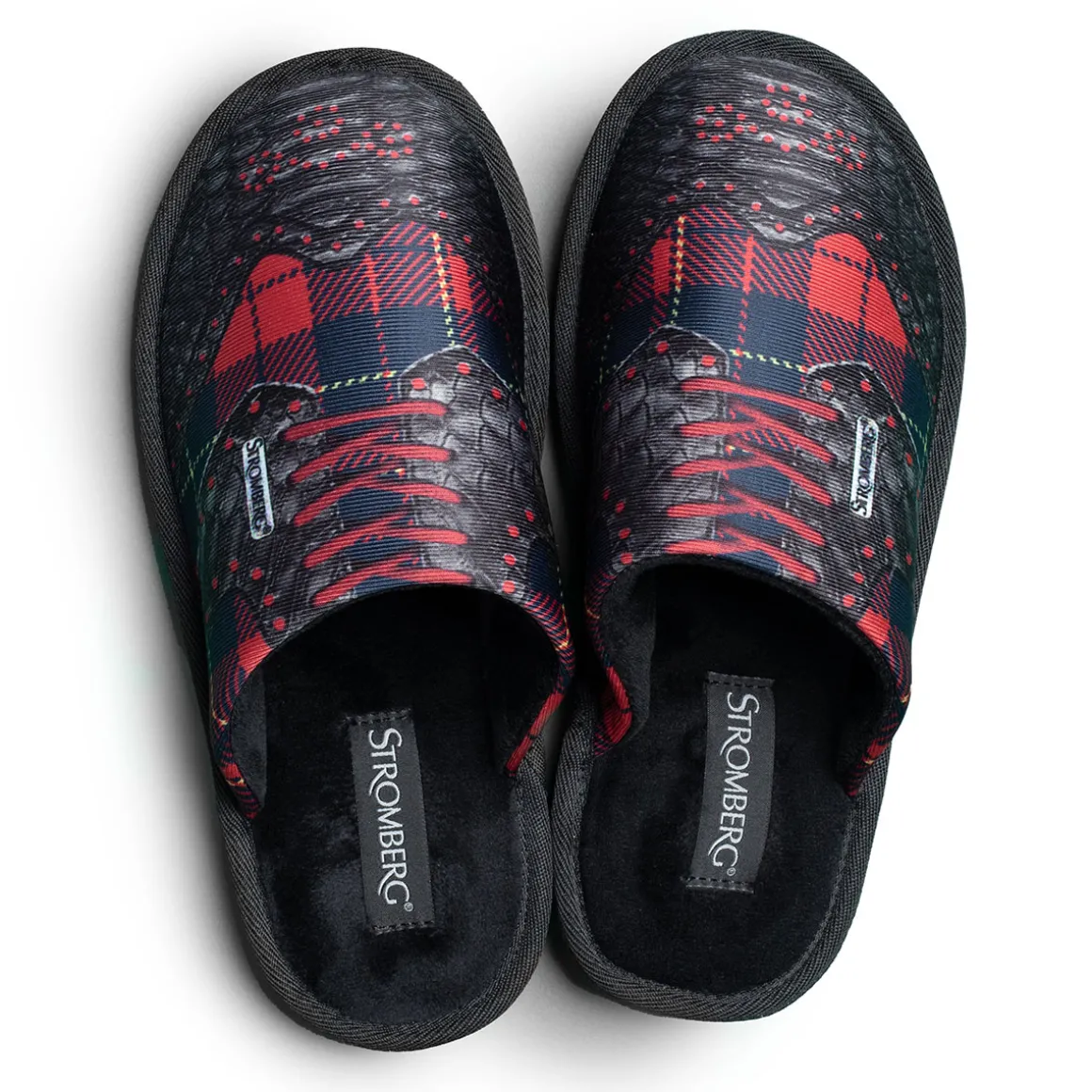 Stromberg Men's Tartan Mule Golf Slippers
