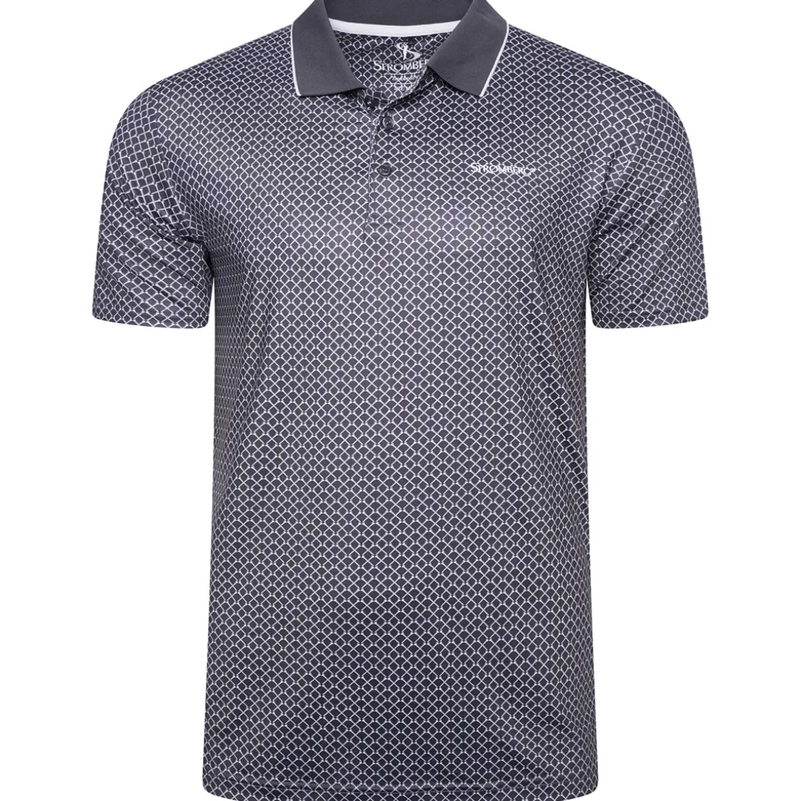Stromberg Men's Tee Printed Golf Polo Shirt